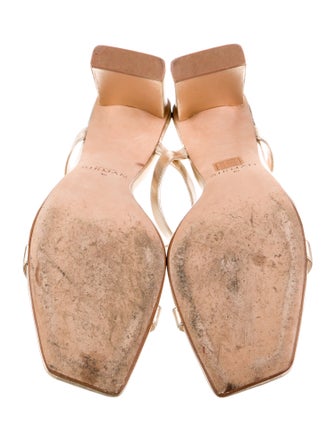 Alexandre Birman Leather Slides