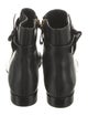Alexandre Birman Leather Bow Accents Boots