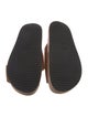 Alexandre Birman Leather Bow Accents Slides