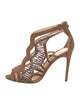 Alexandre Birman Leather T-Strap Sandals