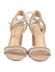 Alexandre Birman Canvas Braided Accents Sandals