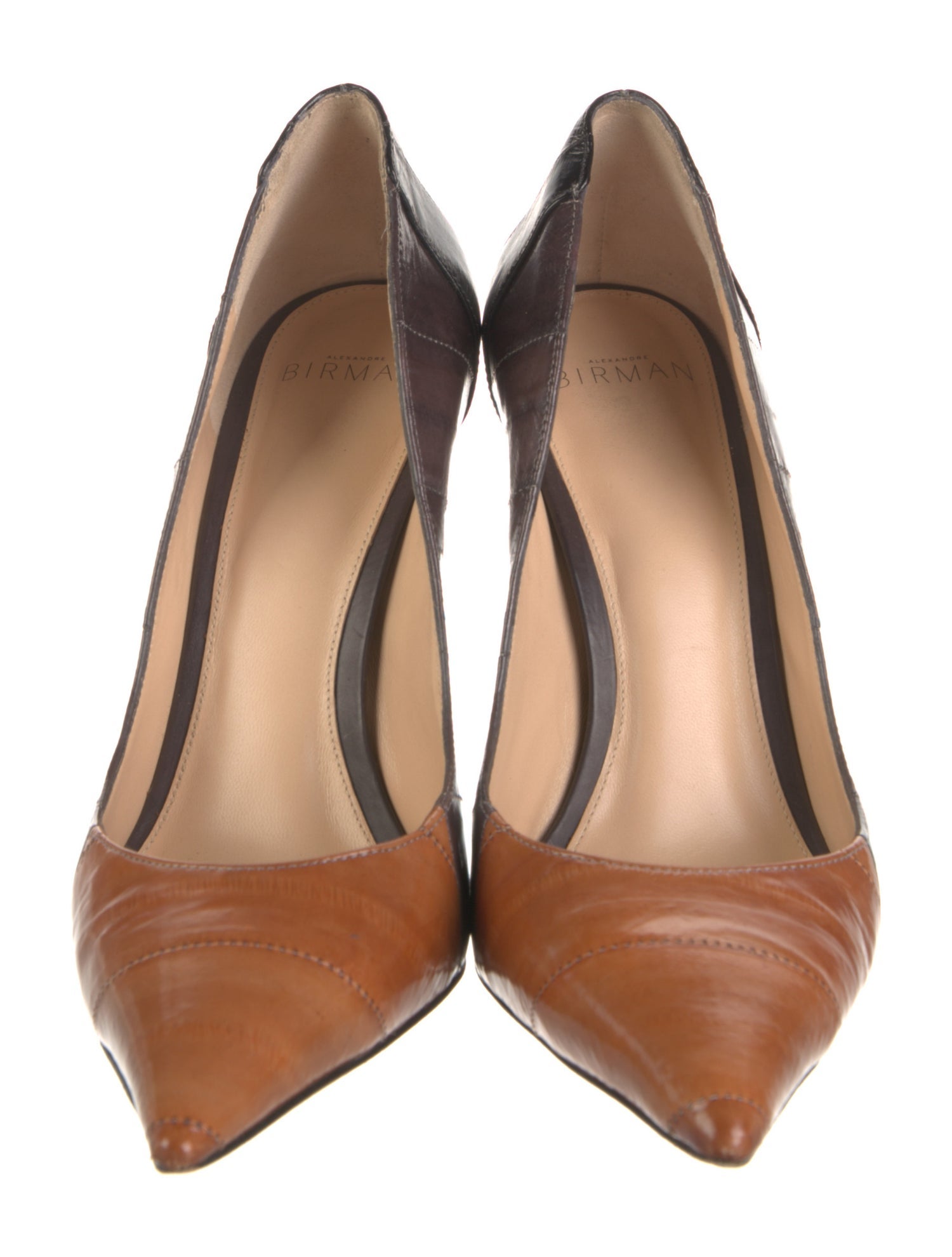 Alexandre Birman Leather D'Orsay Pumps