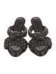 Alexandre Birman Leather Braided Accents Slides