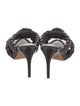 Alexandre Birman Leather Braided Accents Slides