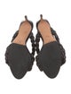 Alexandre Birman Leather Braided Accents Slides