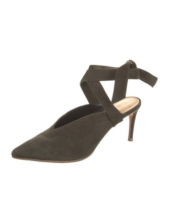 Alexandre Birman Suede Mules