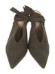 Alexandre Birman Suede Mules