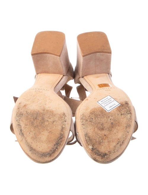 Alexandre Birman Suede Bow Accents Sandals