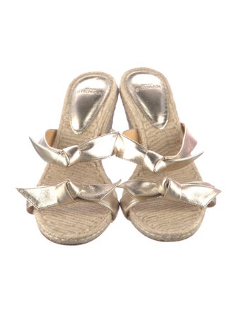 Alexandre Birman Leather Espadrilles