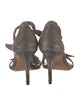 Alexandre Birman Glitter Animal Print Sandals