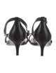 Alexandre Birman Leather Bow Accents Sandals