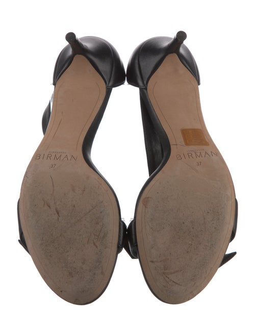 Alexandre Birman Leather Bow Accents Sandals