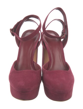 Alexandre Birman Suede D'Orsay Pumps