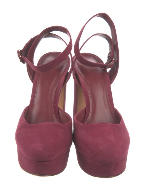 Alexandre Birman Suede D'Orsay Pumps