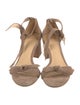 Alexandre Birman Suede Bow Accents Sandals