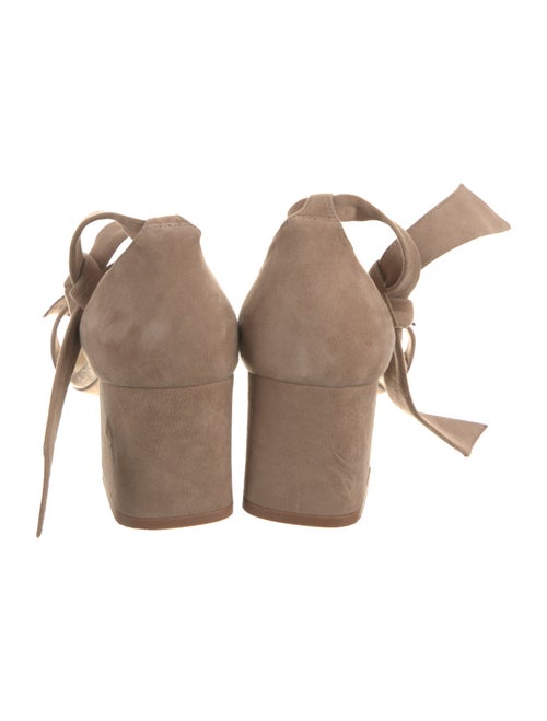 Alexandre Birman Suede Bow Accents Sandals