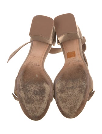 Alexandre Birman Suede Bow Accents Sandals