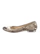 Alexandre Birman Snakeskin Animal Print Flats
