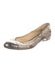 Alexandre Birman Snakeskin Animal Print Flats