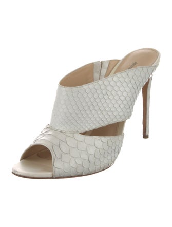 Alexandre Birman Leather Slides