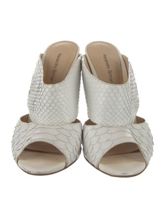 Alexandre Birman Leather Slides