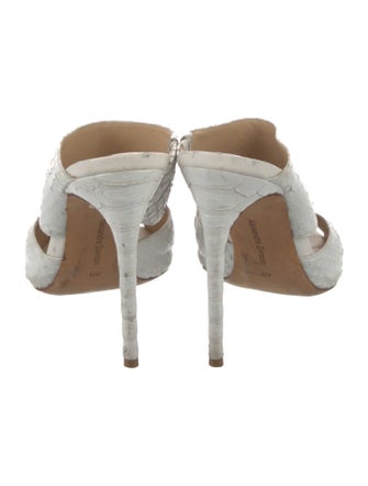 Alexandre Birman Leather Slides