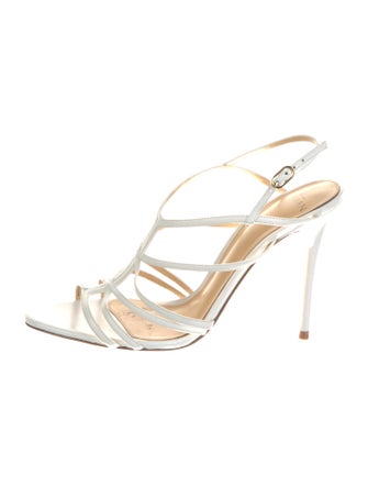 Alexandre Birman Leather Slingback Sandals