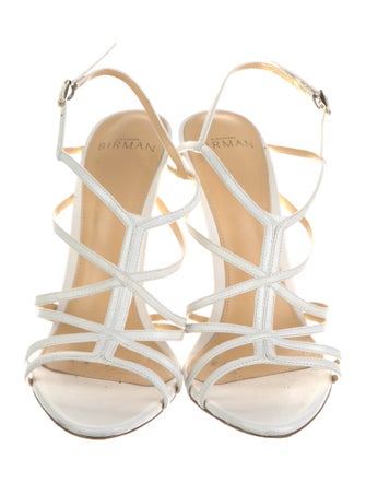 Alexandre Birman Leather Slingback Sandals