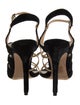 Alexandre Birman Velvet Animal Print Pumps