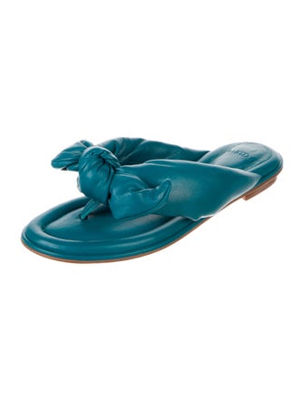 Alexandre Birman Leather Flip Flops