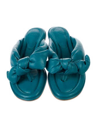 Alexandre Birman Leather Flip Flops