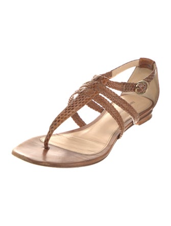 Alexandre Birman Leather Gladiator Sandals