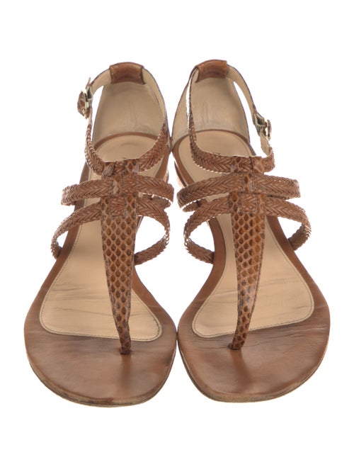 Alexandre Birman Leather Gladiator Sandals