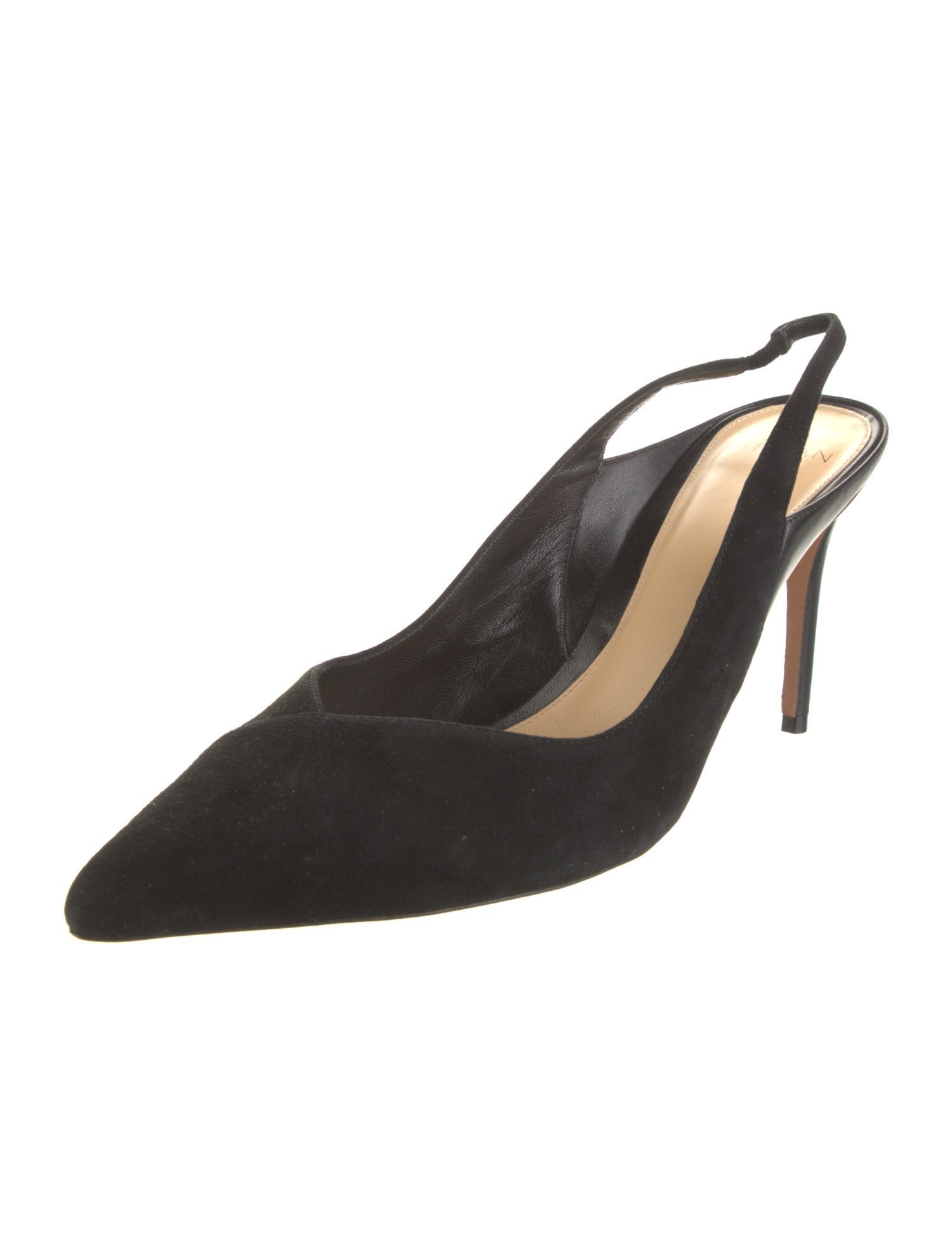 Alexandre Birman Suede Slingback Pumps