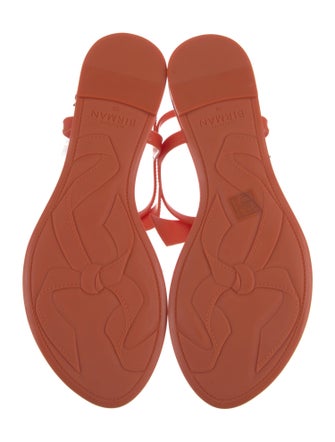 Alexandre Birman Rubber T-Strap Sandals