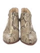 Alexandre Birman Snakeskin Animal Print Boots