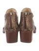 Alexandre Birman Snakeskin Animal Print Boots