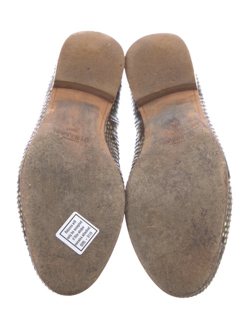 Alexandre Birman Snakeskin Animal Print Loafers