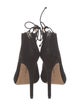 Alexandre Birman Suede Cutout Accent Pumps