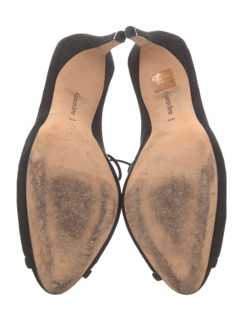 Alexandre Birman Suede Cutout Accent Pumps