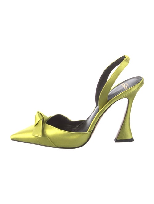 Alexandre Birman Satin Slingback Pumps