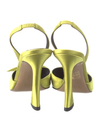 Alexandre Birman Satin Slingback Pumps