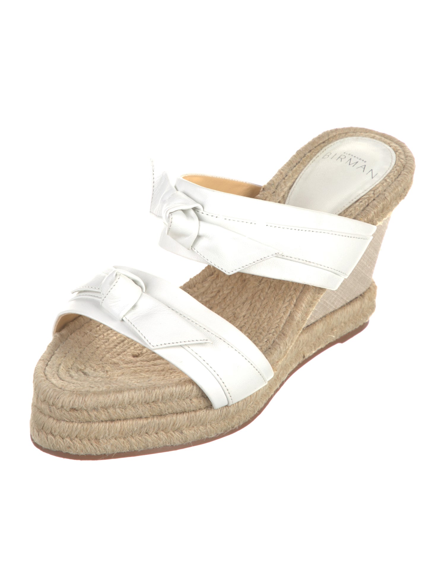 Alexandre Birman Leather Printed Espadrilles