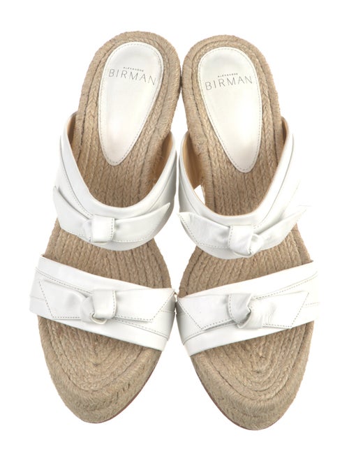 Alexandre Birman Leather Printed Espadrilles