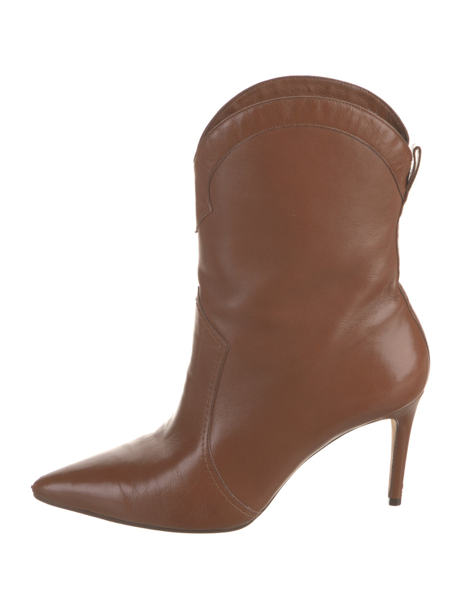 Alexandre Birman Leather Western Boots