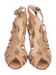Alexandre Birman Leather T-Strap Sandals