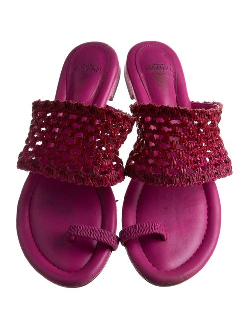 Alexandre Birman Leather Slides