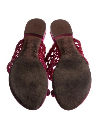 Alexandre Birman Leather Slides