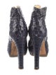 Alexandre Birman Snakeskin Lace-Up Boots