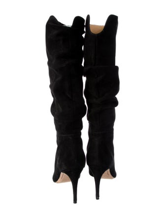 Alexandre Birman Suede Slouch Boots